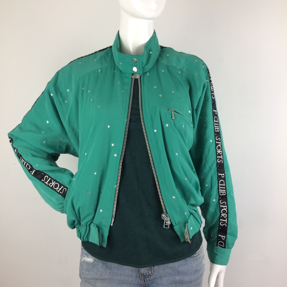 Light-Reflective stars jacket- P Club sports